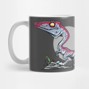 Fierce Velociraptor: Guardian of the Past Mug